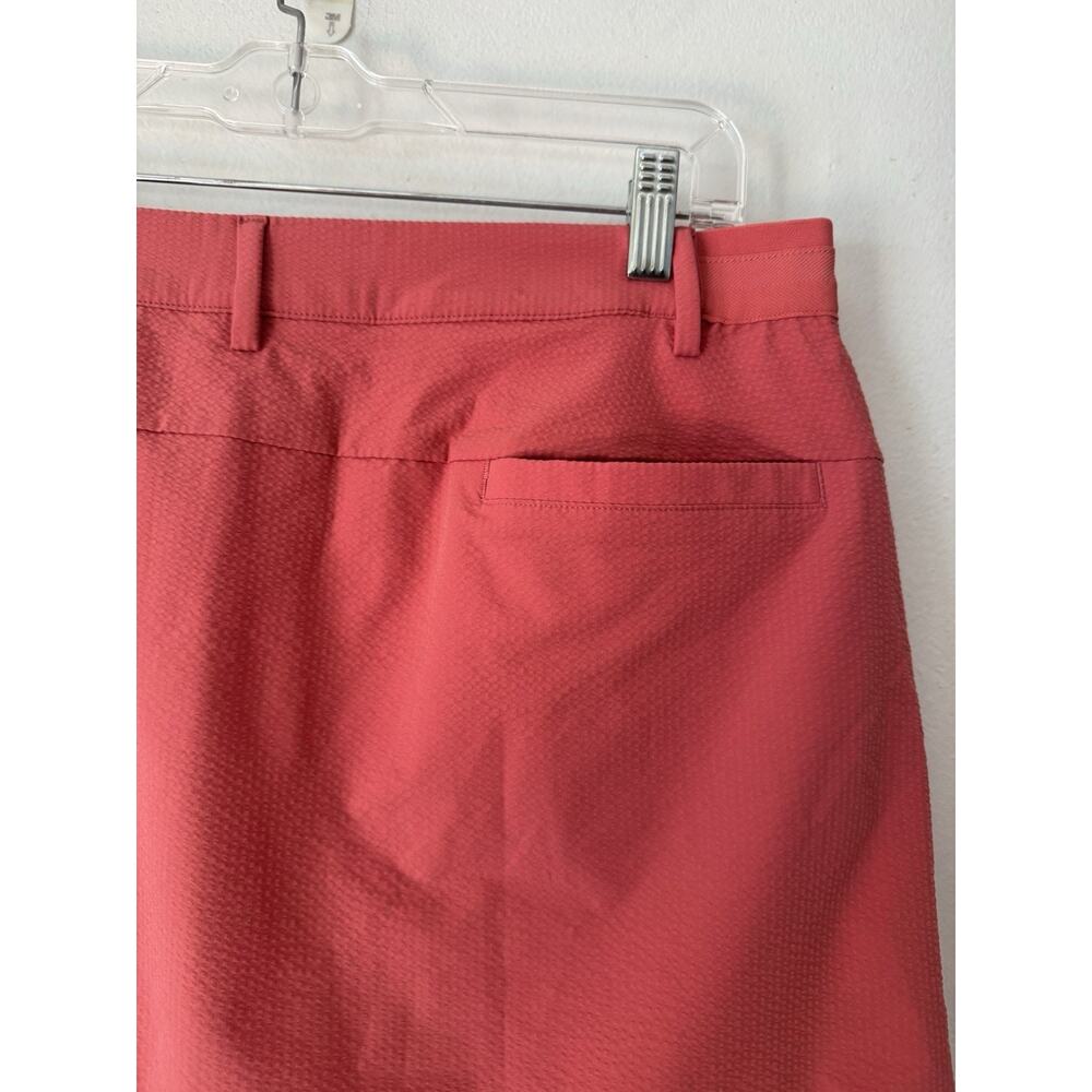 NWT Walter Hagen Clubhouse 16” Seersucker Skort Size 12 Pink Rouge - Picture 3 of 5
